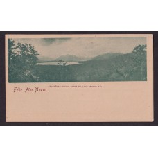 ARGENTINA ENTERO POSTAL GJ TAR-41-P TARJETA POSTAL CON ILUSTRACION NUEVA PATAGONIA